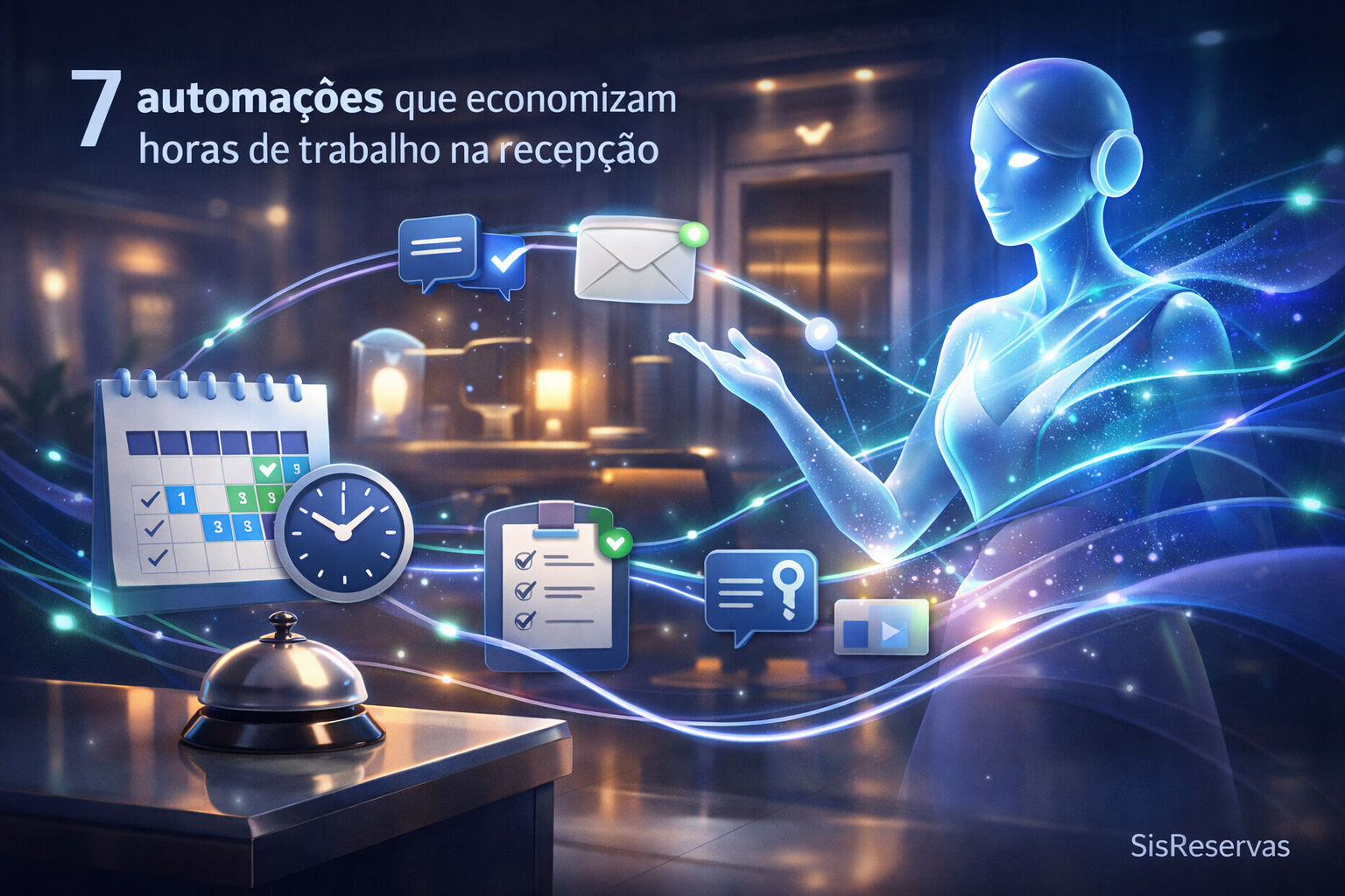 7 automações que economizam horas de trabalho na recepção