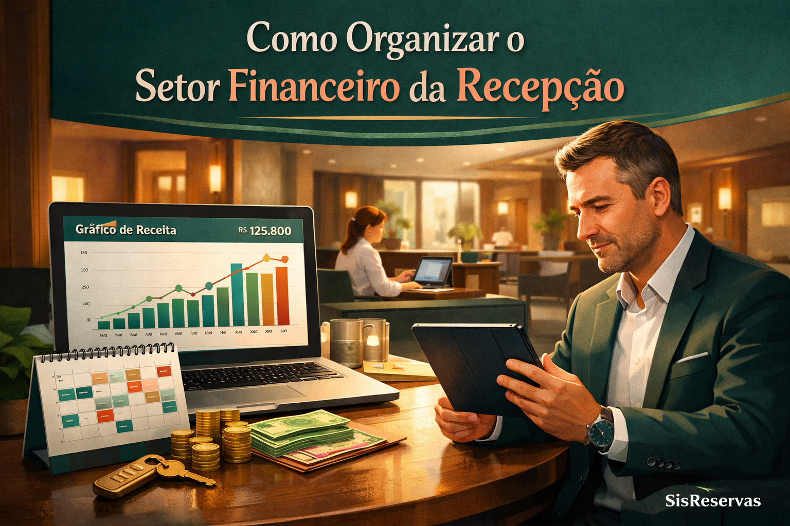 Como organizar o setor financeiro da recepção