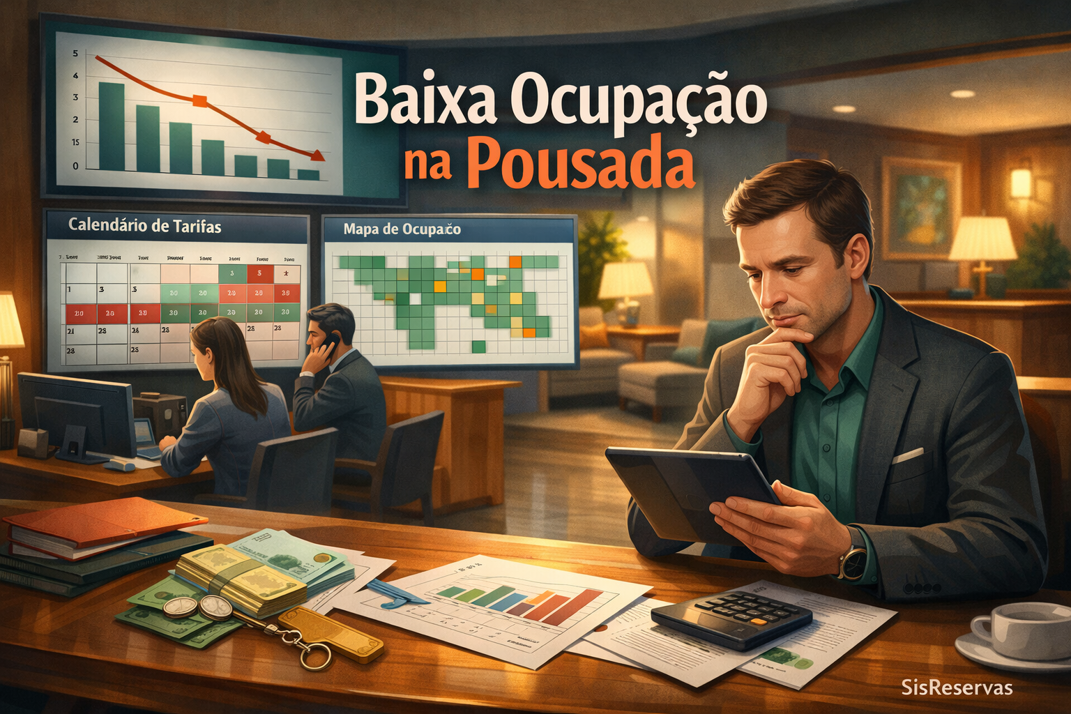 O que fazer quando sua pousada está com baixa ocupação