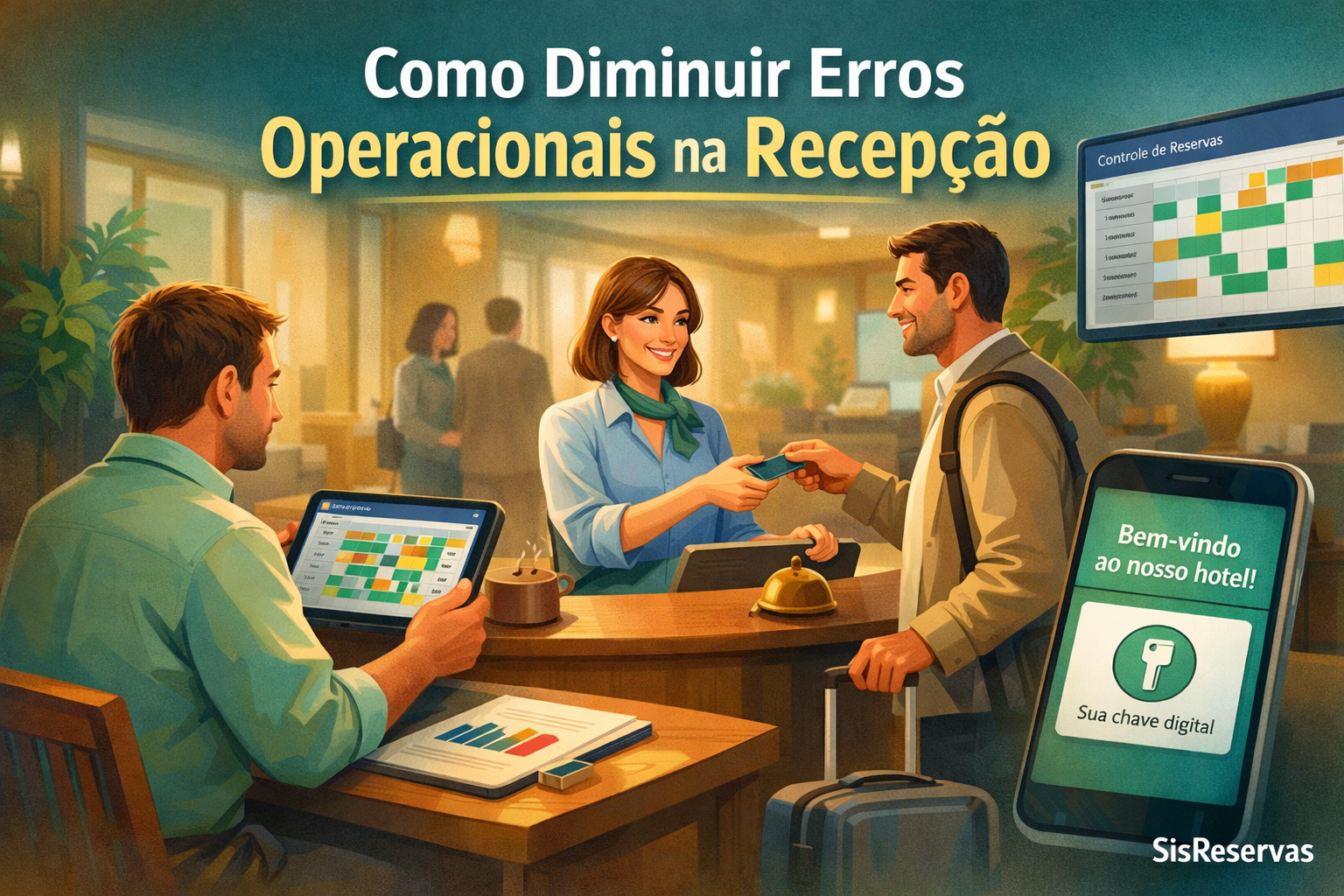 Como diminuir erros operacionais na recepção