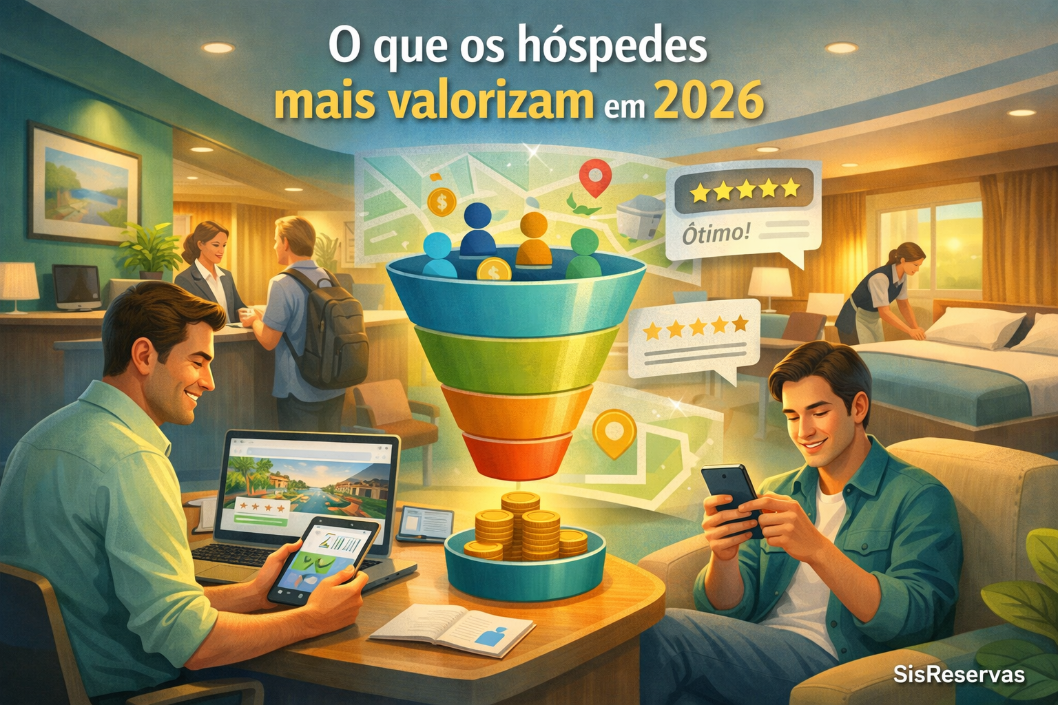 O que os hóspedes mais valorizam em 2026