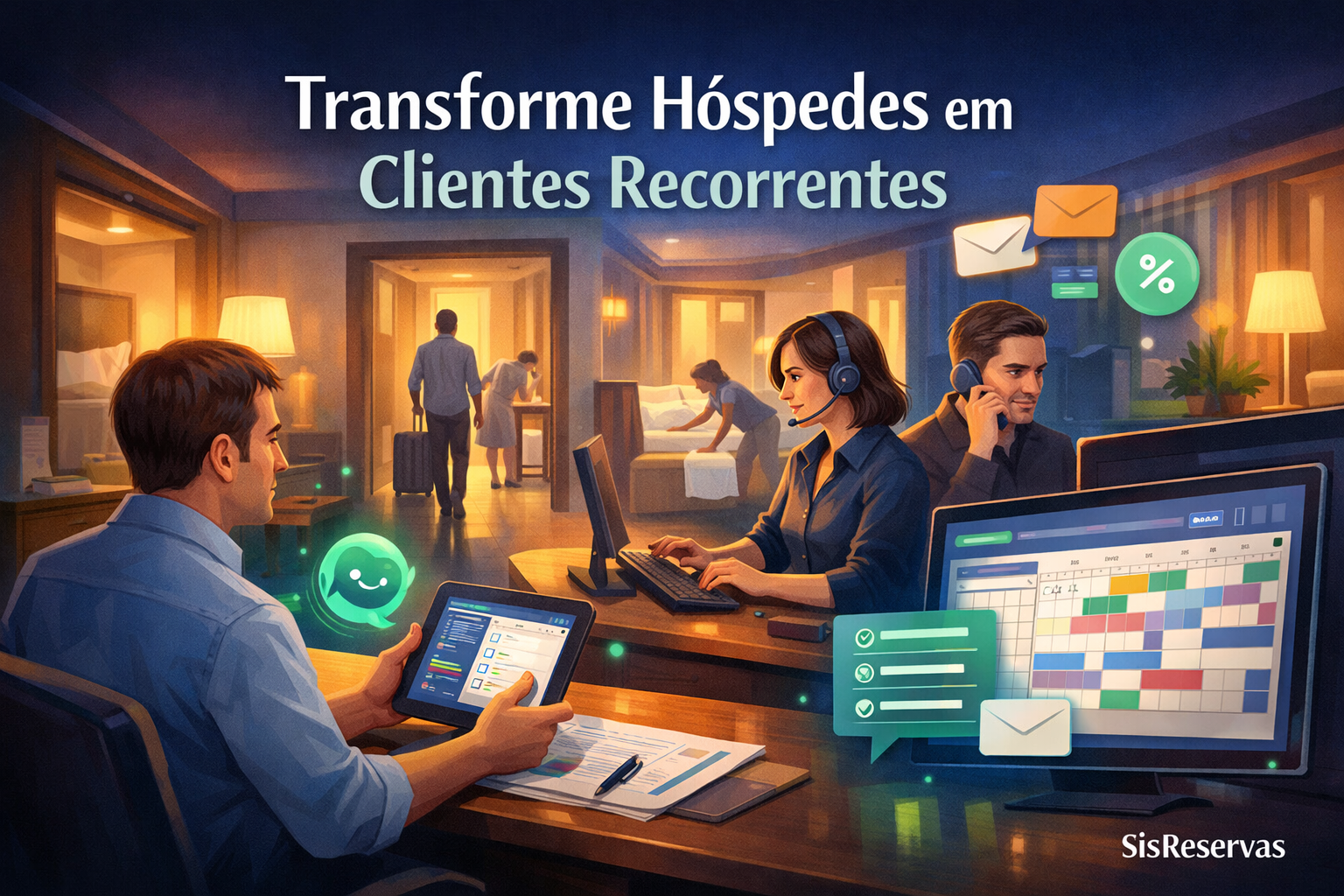 Como transformar hóspedes em clientes recorrentes