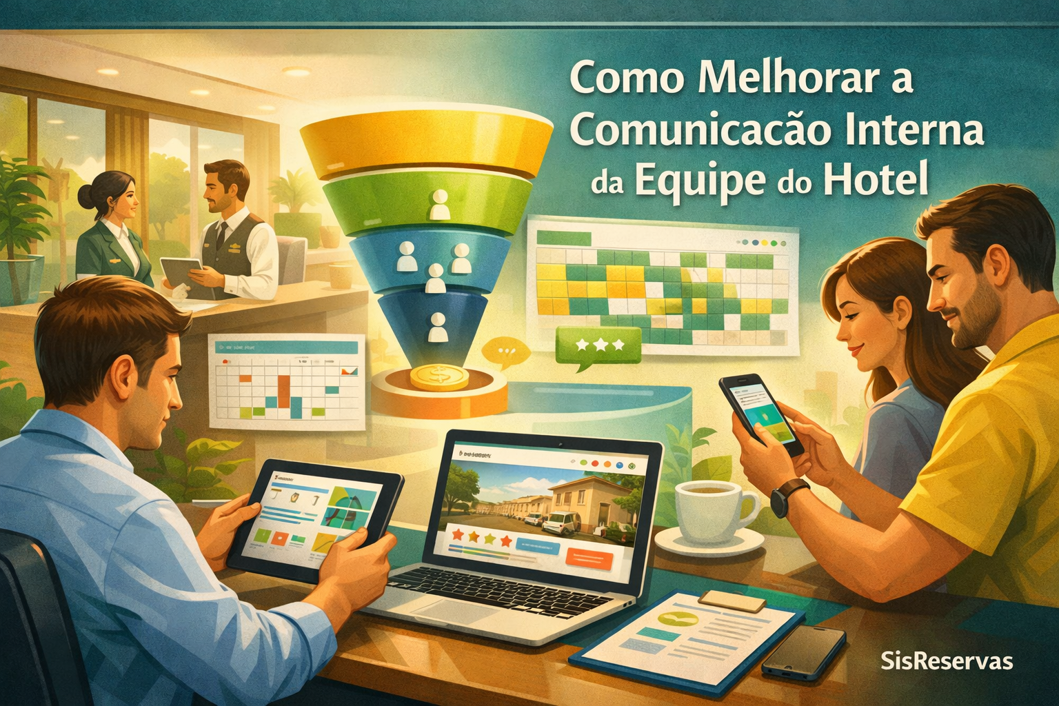 Como melhorar a comunicação interna da equipe do hotel