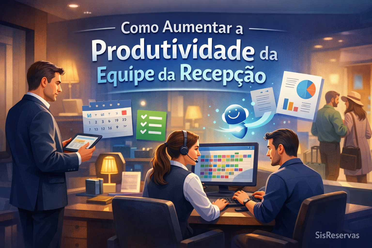 Como aumentar a produtividade da equipe da recepção