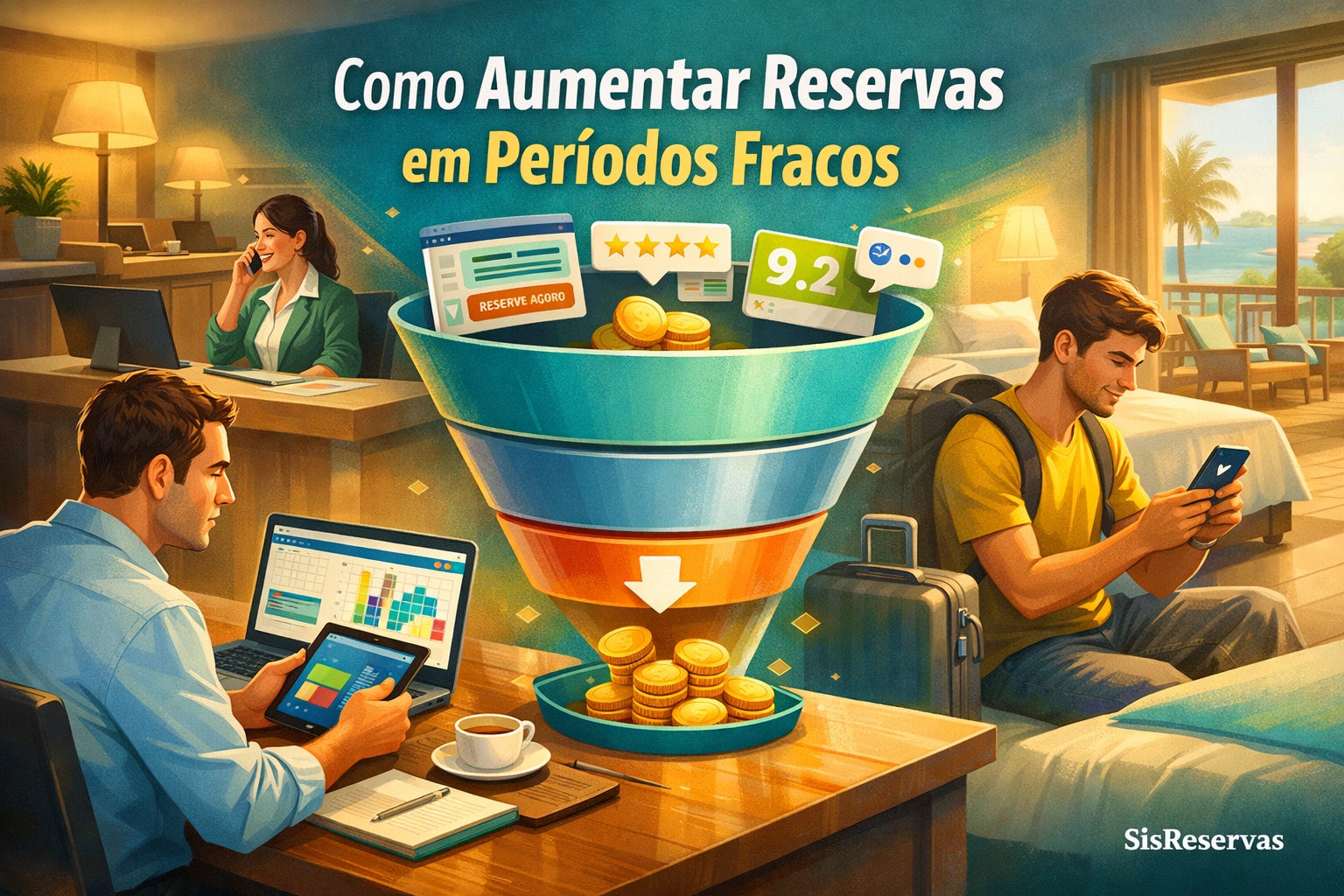 Como aumentar reservas mesmo em períodos fracos