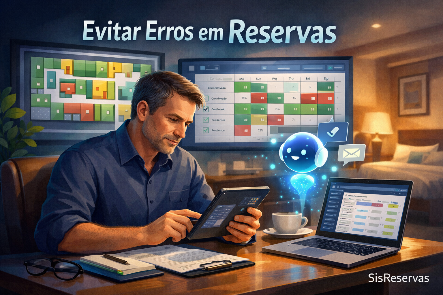 Como evitar erros em reservas feitas manualmente