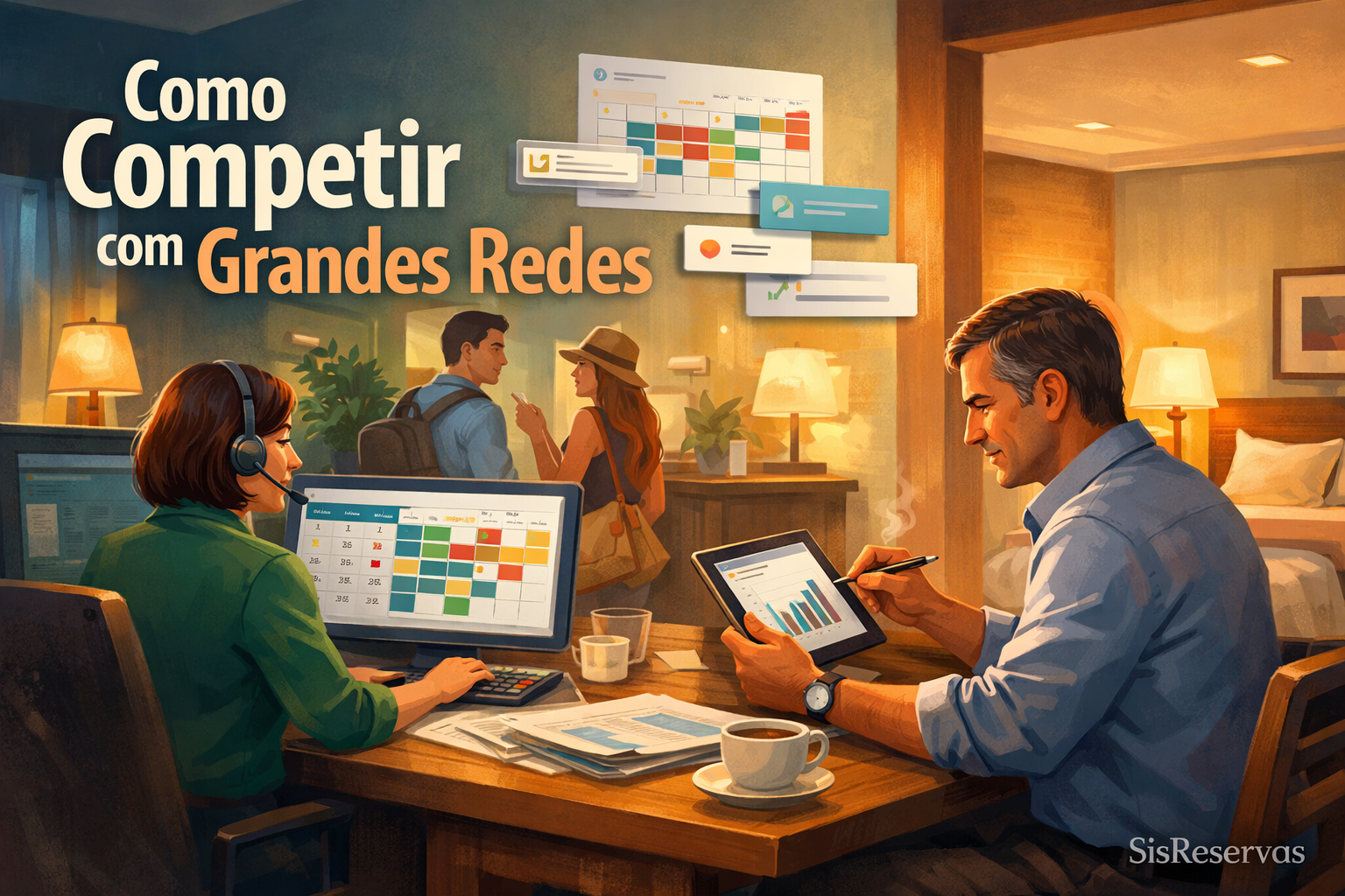 Como hotéis pequenos podem competir com grandes redes