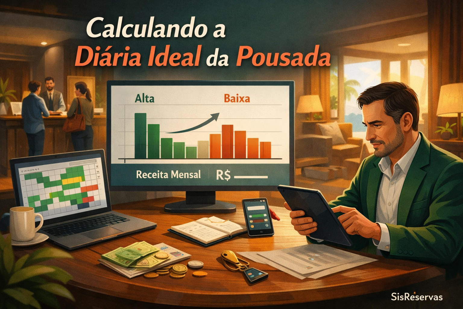 Como calcular a diária ideal da sua pousada na alta e baixa temporada