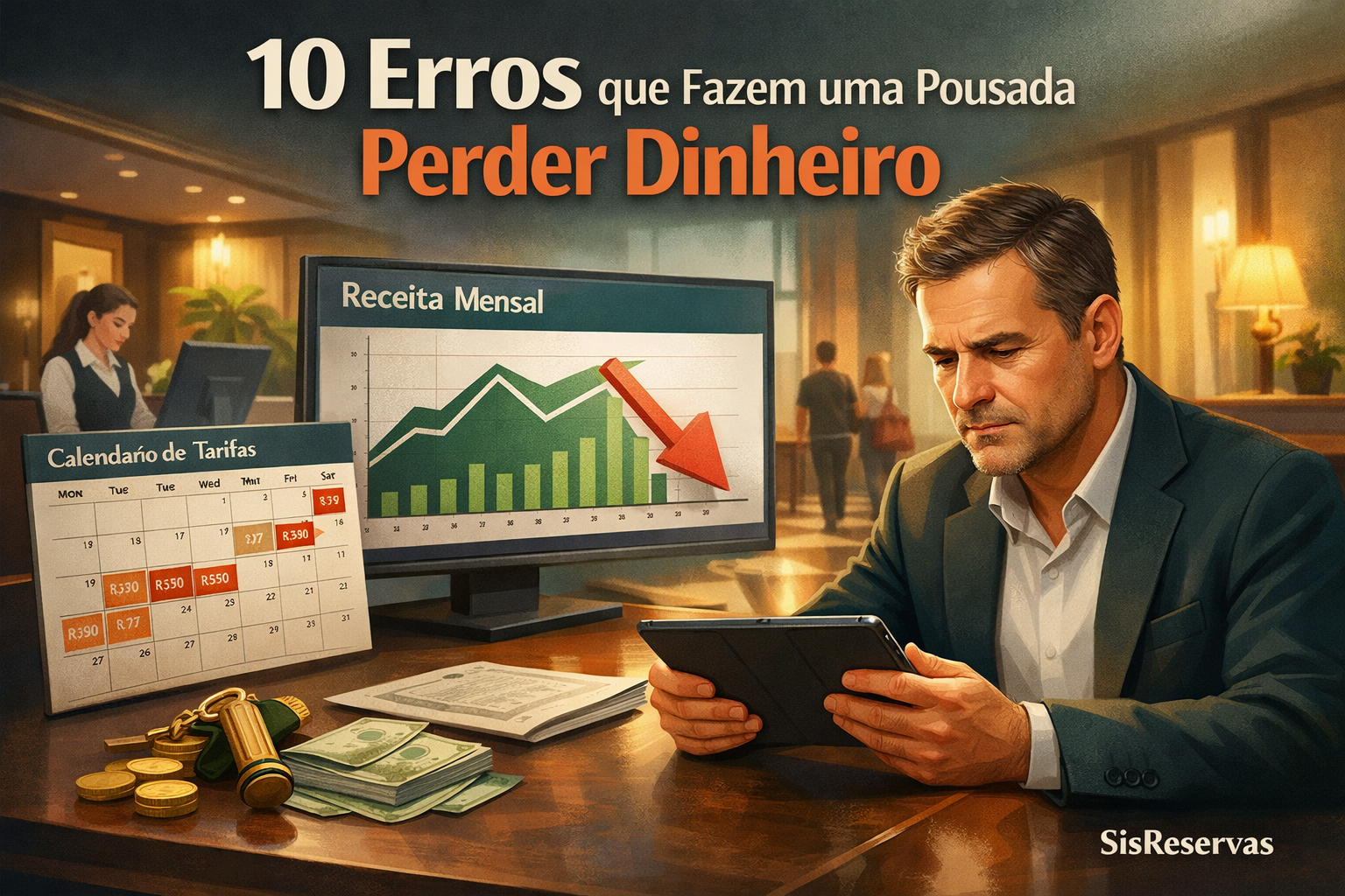 10 erros que fazem uma pousada perder dinheiro sem perceber