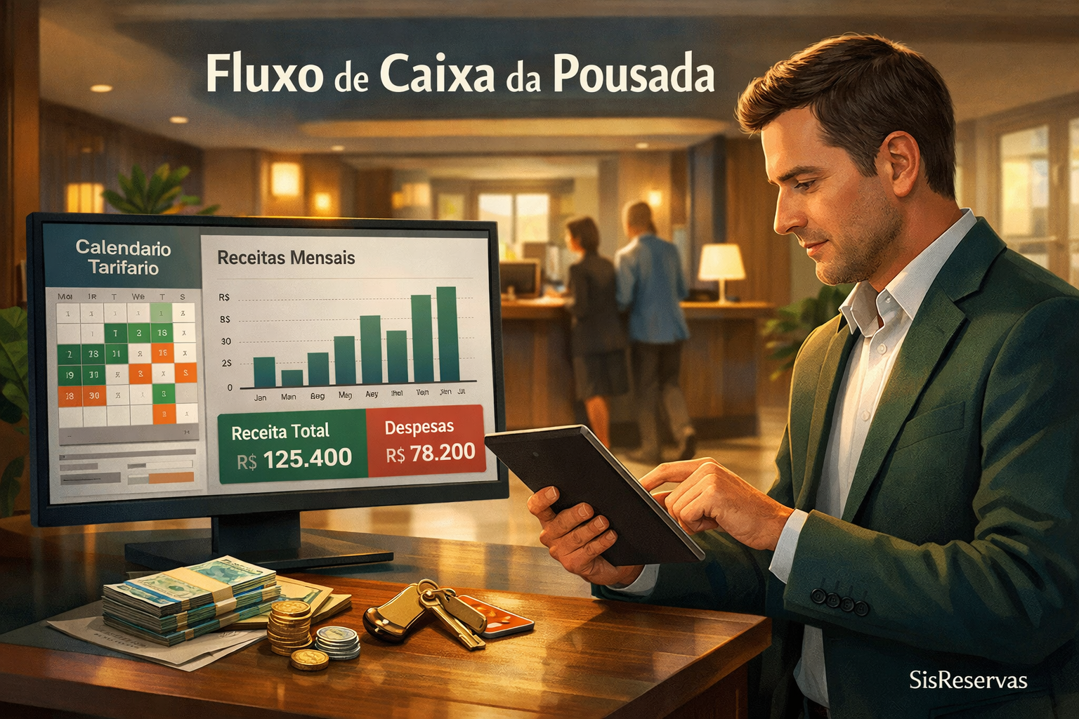 Como organizar o fluxo de caixa da sua pousada sem planilhas