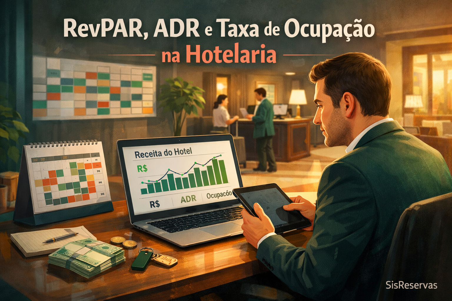 O que é RevPAR, ADR e taxa de ocupação na hotelaria
