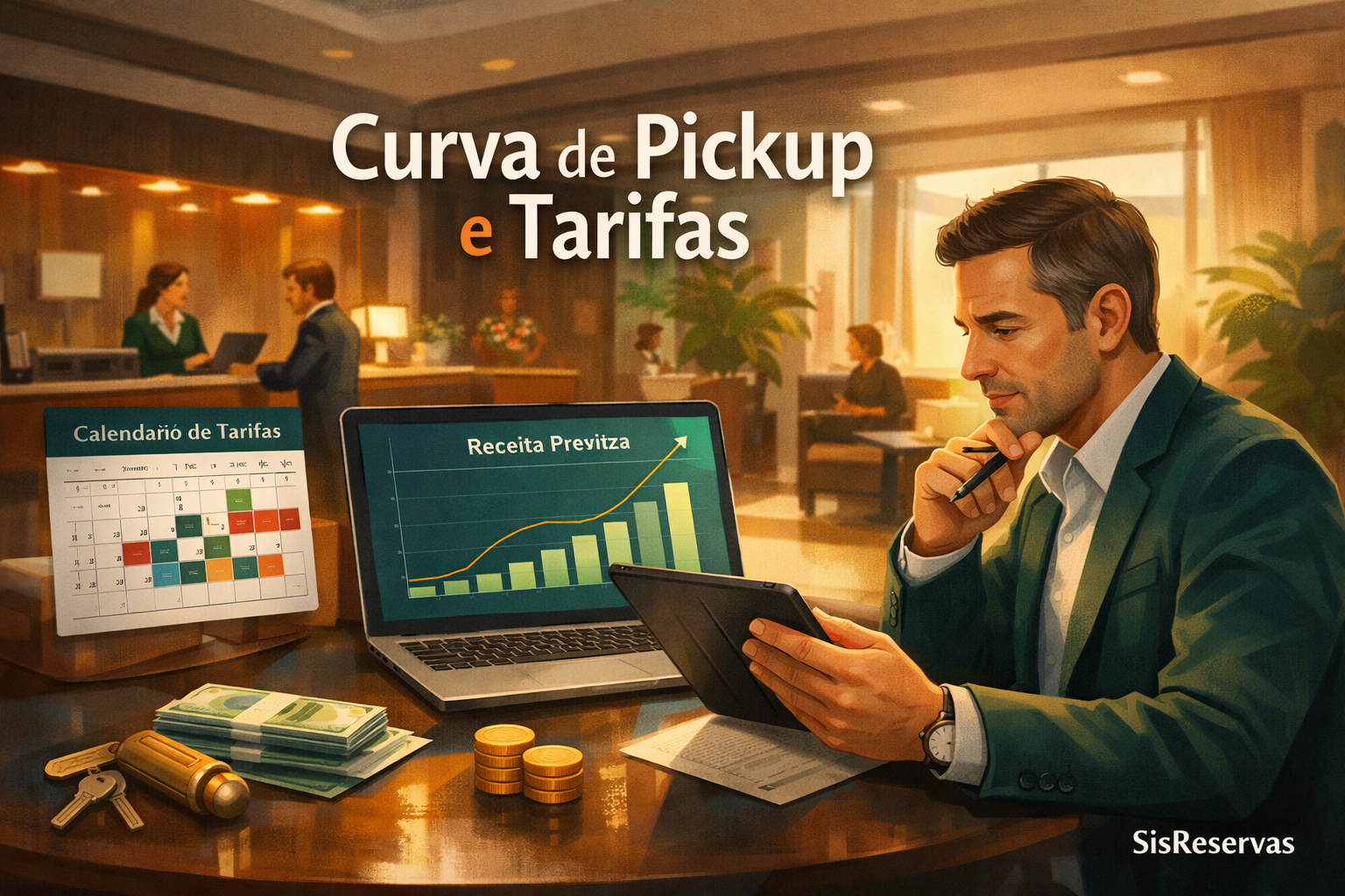 Curva de pickup: como prever a ocupação e ajustar tarifas com antecedência