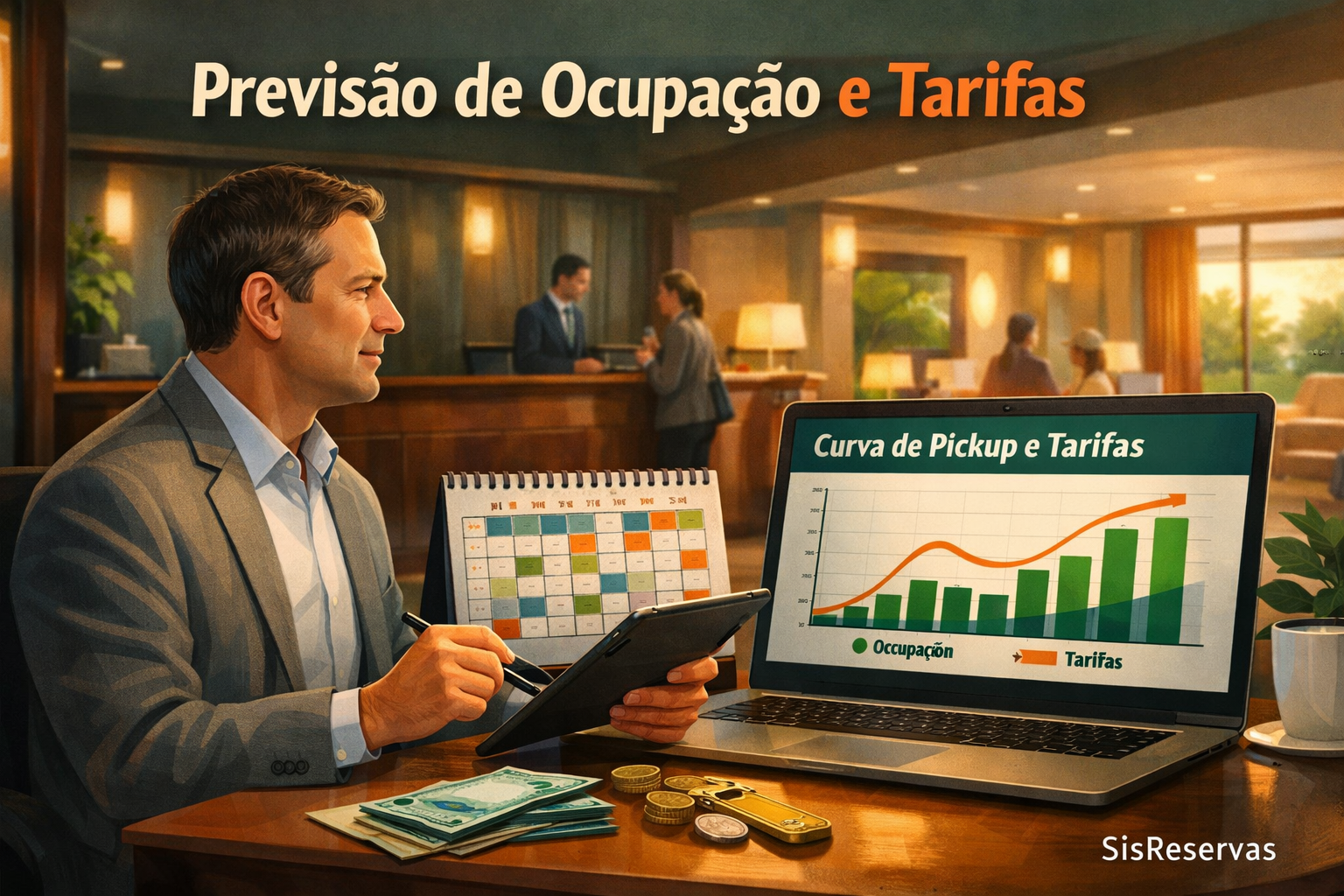 Curva de pickup: como prever a ocupação e ajustar tarifas com antecedência